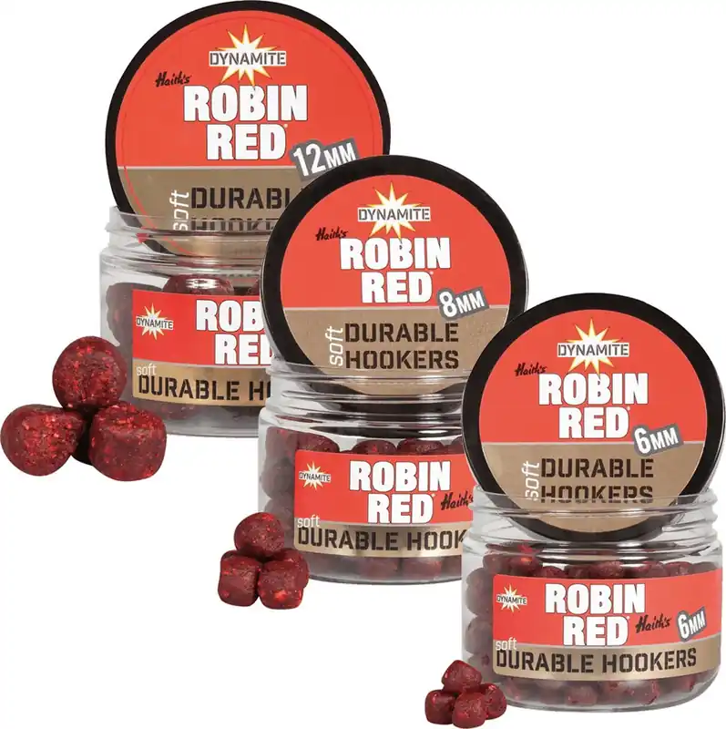 Doprodej | Pelety Dynamite Baits Durable Hookers Robin Red 6mm