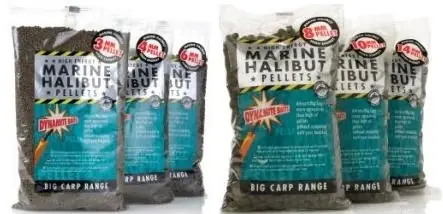 Pelety Dynamite Baits Předvrtané 21mm Marine Halibut 350g - Rychlá expedice