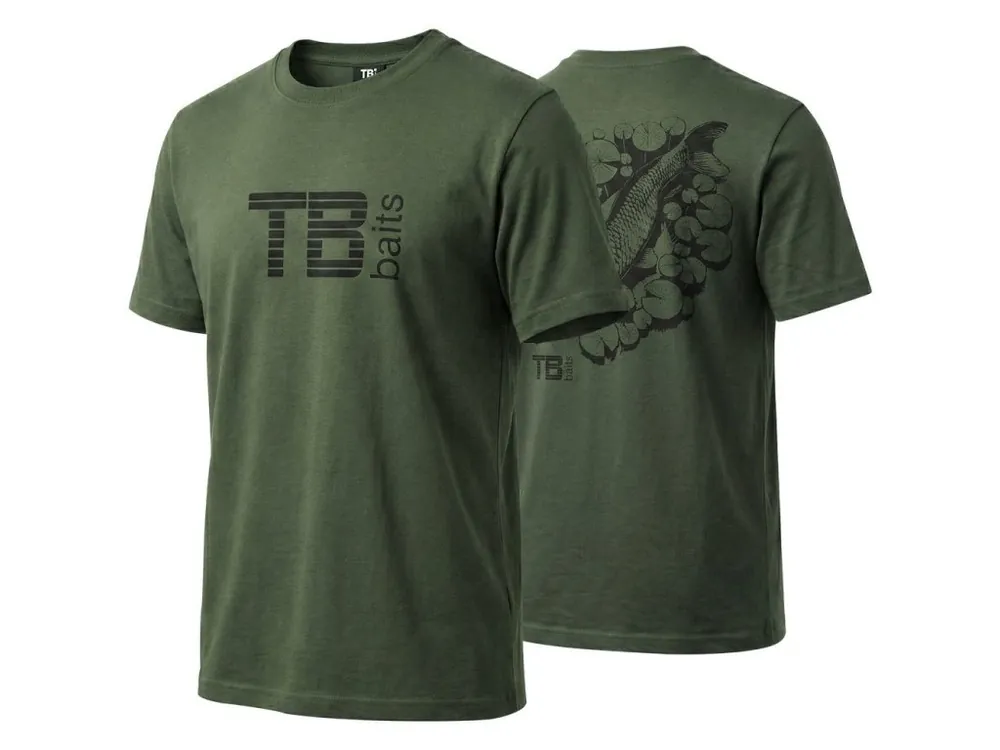 Bezpečný nákup | TB Baits Tričko Hidden Carp Green