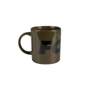 FOX Collection Keramický Hrnek Mug Green Black 350 ml | Expresní doručení
