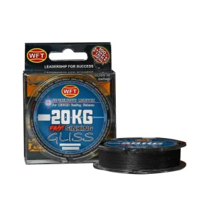 WFT šňůra Gliss Kg Fast Sinking Black 0.10 - 0.25mm 150m - Mezi nejprodávanějšími
