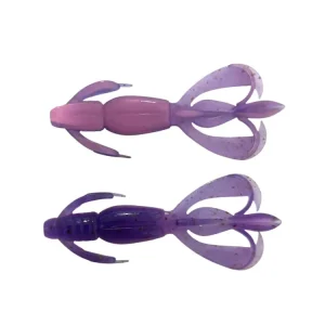 Omezené množství - Keitech Gumová nástraha Crazy Flapper 2‘‘ Bubblegum Grape 5,1cm/8ks