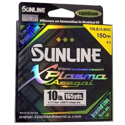 Výborné hodnocení | SUNLINE šňůra XPlasma Asegai 150m/10 Lbs-LGR