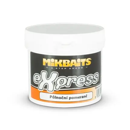 Mikbaits eXpress těsto 200g - Půlnoční pomeranč - Ušetřete více