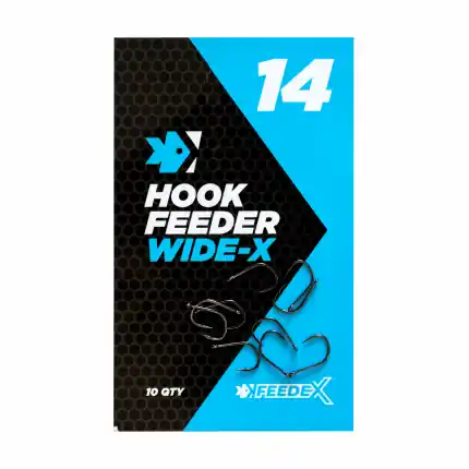 FEEDER EXPERT háčky - WIDE-X hook č.14 10ks - Nově v e-shopu