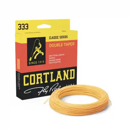 Nyní k dispozici - Cortland muškařská šnůra 333 Classic Floating Double Mango Orange DT3F 90ft