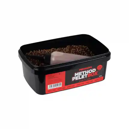 Nejlepší cena - Mikbaits Method pelet box 400g + 120ml Activator - Robin Red