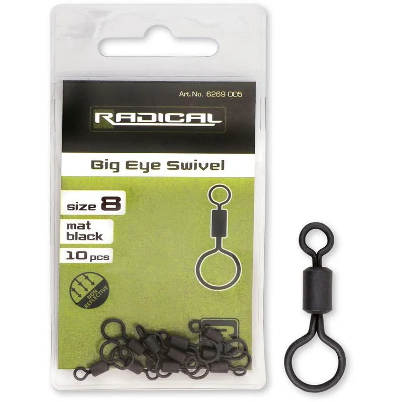 RADICAL Obratlík Big Eye Swivel 10ks 8 - Cena od výrobce