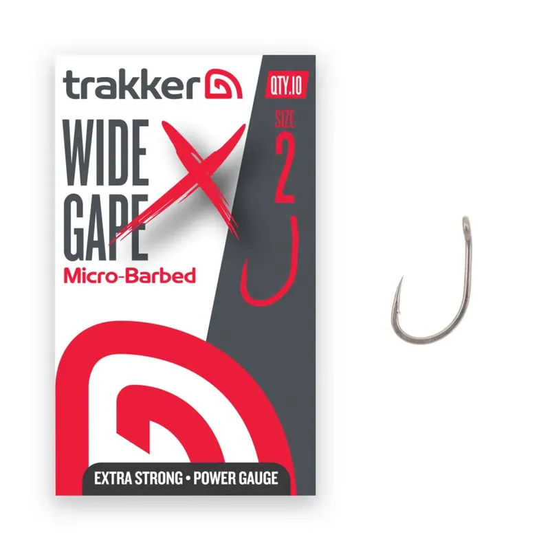 TRAKKER Háčky Wide Gape XS Hooks Micro Barbed 10ks 6 - Akční nabídka