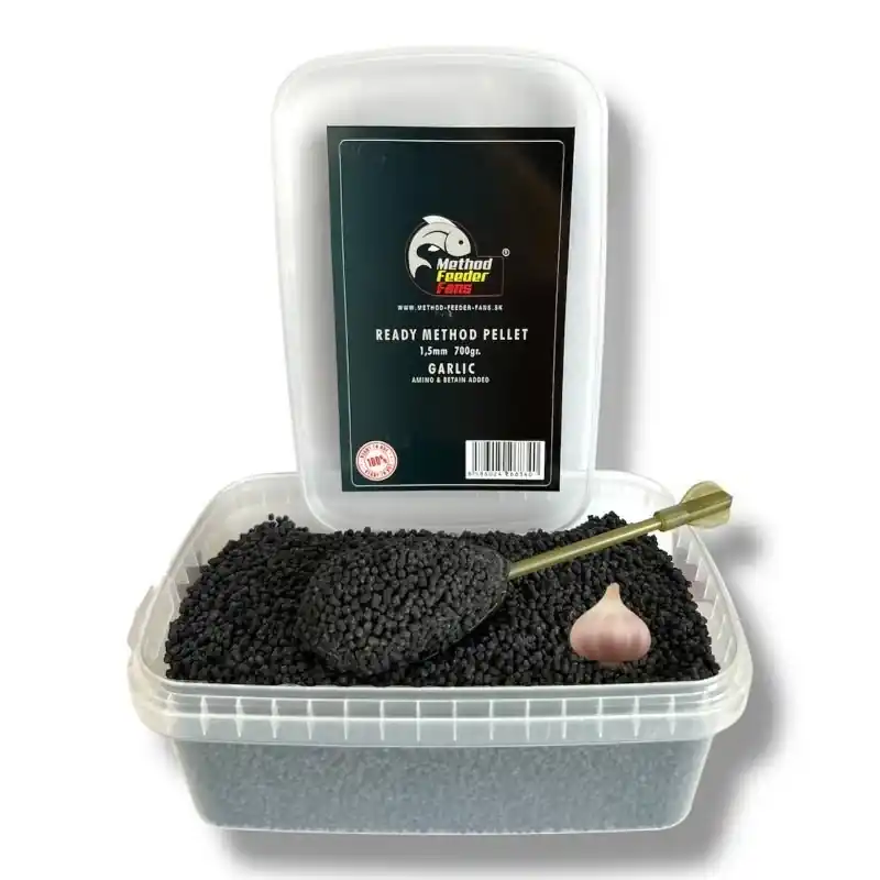 Pospěšte si | METHOD FEEDER FANS Pelety Method Feeder Fans Ready Method Česnek 700g