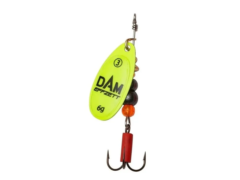 DAM Třpytka Effzett Fluo Spinner Yellow - Poslední dny akce