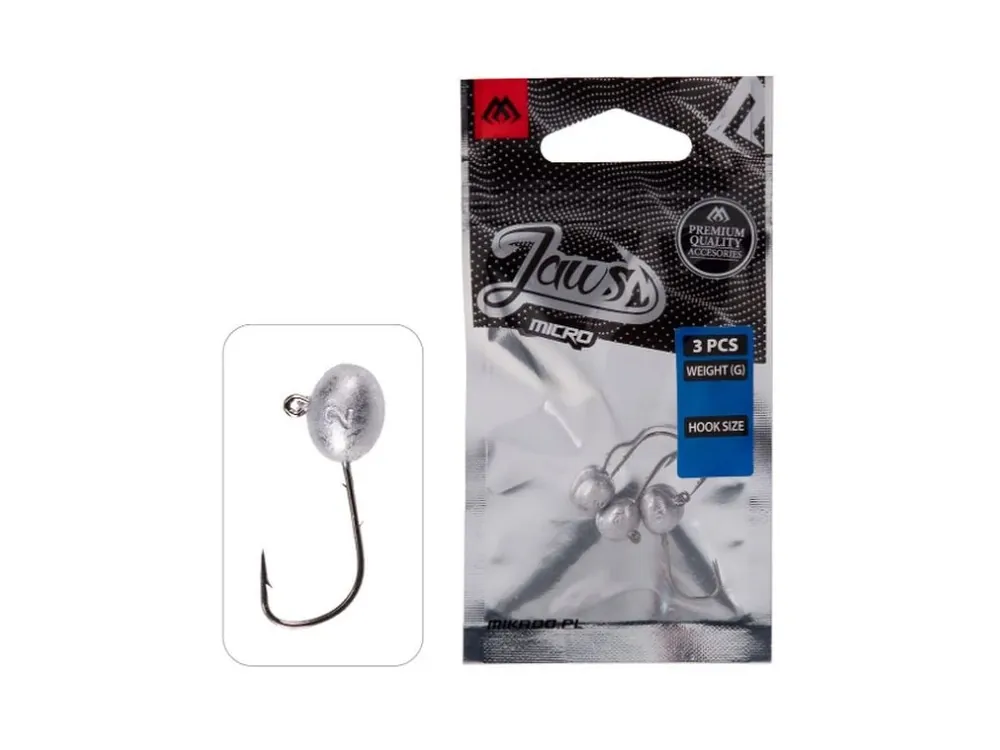 Do vyprodání zásob - MIKADO Jigové hlavy Jig Head Jaws Micro