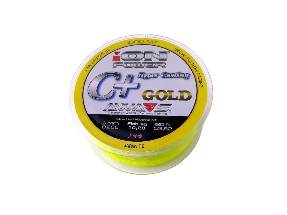 Slevy | AWA-S vlasec iON POWER C+ Hyper Casting Gold 1000m