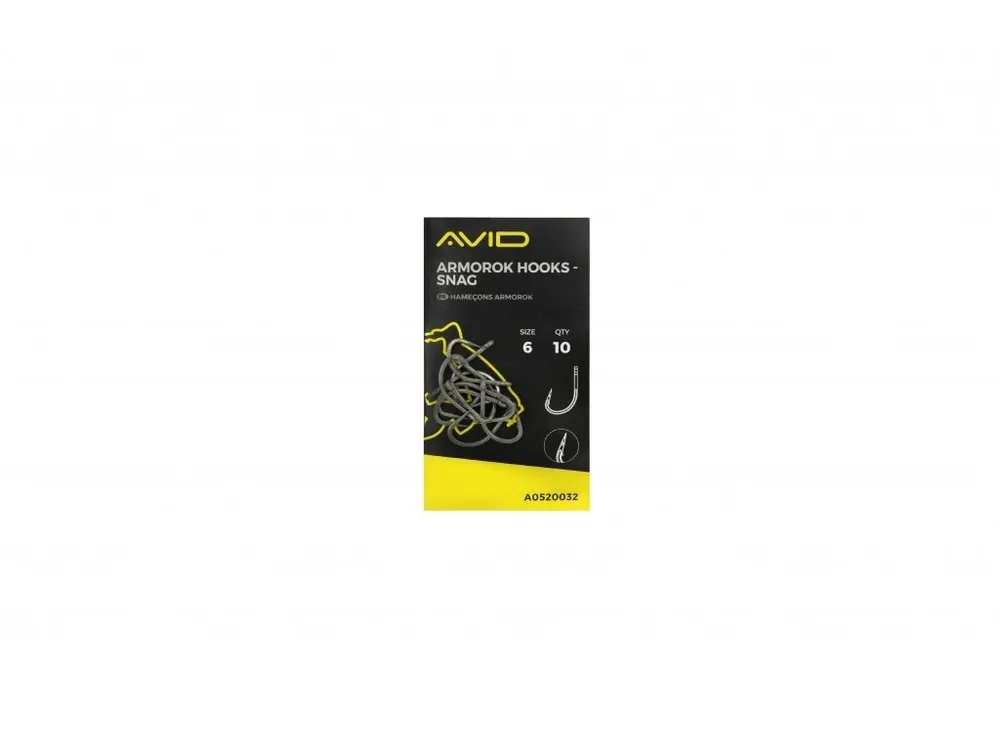 Výprodej | Avid Carp Háčky Armorok Hooks Snag Barbed