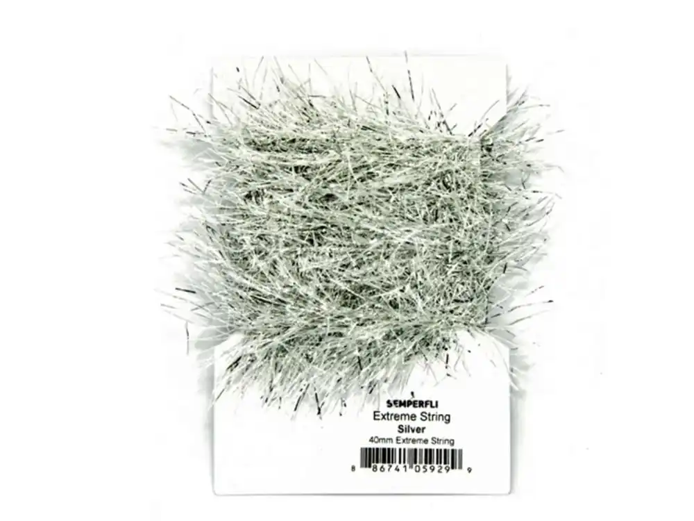Semperfli Šenylka Extreme String Fl. Silver 40mm - Cenový hit
