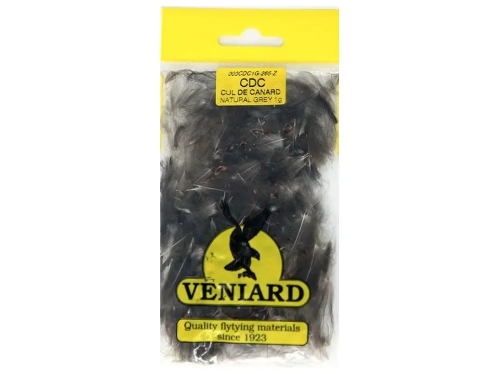 Veniard CDC Peří Bulk Packs Natural Grey 1g - Poslední kusy