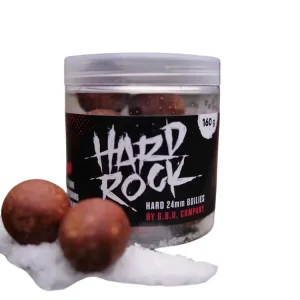 Prodejní hit - G.B.U. Tvrzené Boilies V Mořské Soli Hard Rock Squid 77 160g