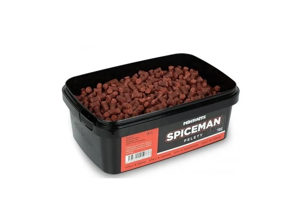 Mikbaits Pelety Spiceman Chilli Squid 6mm 700g - Velmi populární