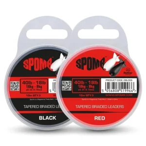 Spomb Šoková Šňůra Tapered Braided Leaders 40-18lb 3x10m | Populární