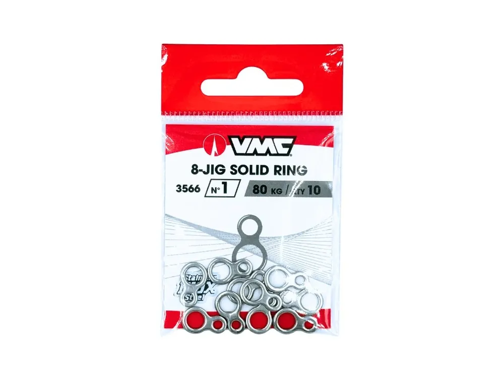 Právě dorazilo - VMC Kroužky 3566 8-Jig Solid Ring 10ks