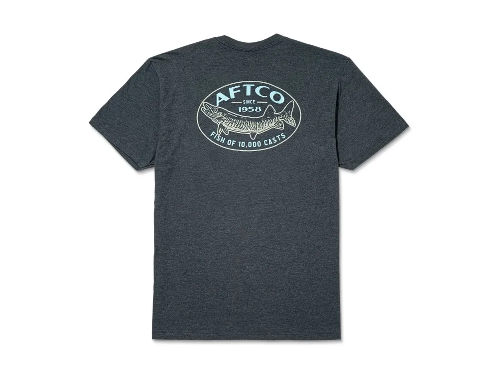 Sleva navíc - Aftco Tričko Thrasher Charcoal Heather