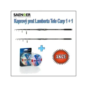 Kaprový prut Lamberta Tele Carp 1 + 1 - Sleva