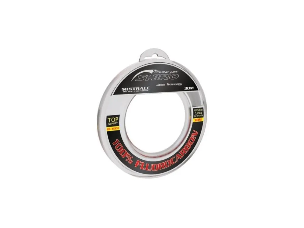 Rychlé odeslání | Vlasec Mistrall Shiro 100% fluorocarbon 30m