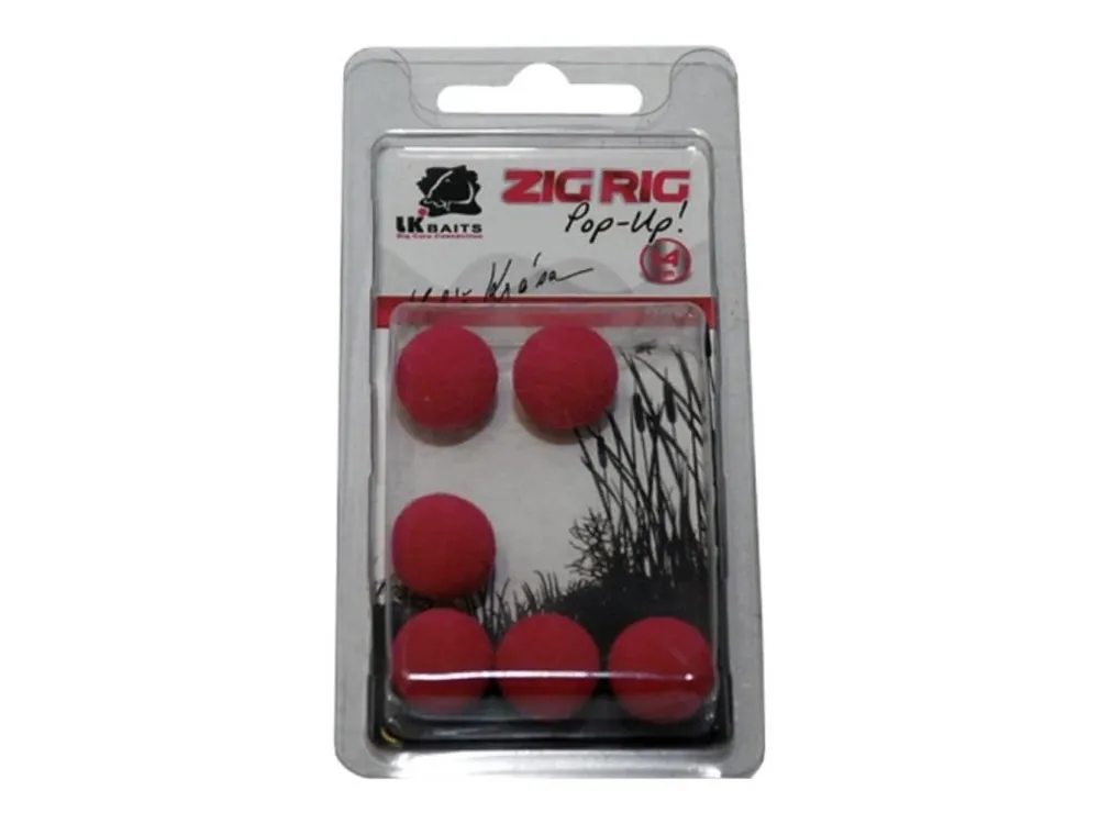 Novinka v sortimentu - LK Baits ZIG RIG Pop–Up 14 mm – Red