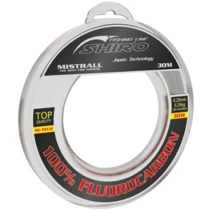 Speciální nabídka | Mistrall vlasec Shiro 100% fluorocarbon 0,50mm 30m