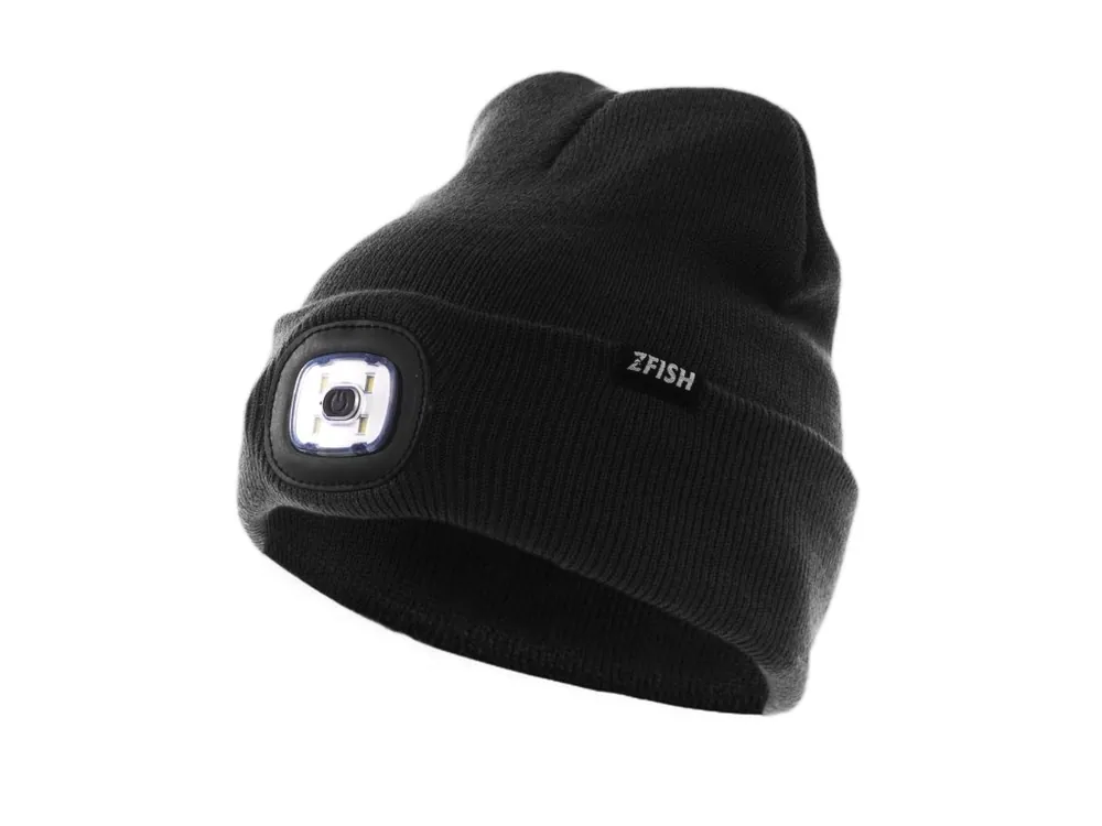ZFISH Čepice Light Beanie Černá - Zlevněno