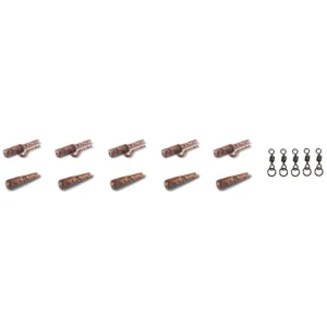 Přímo z výroby | Anaconda sada Jungle Safety Lead Clip Kit jungle hnědá 5ks