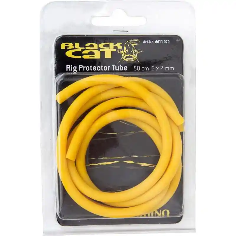 Black Cat Hadička Rig Protector Tube 1 m, průměr 2mm a 4 mm žlutá | Výprodej