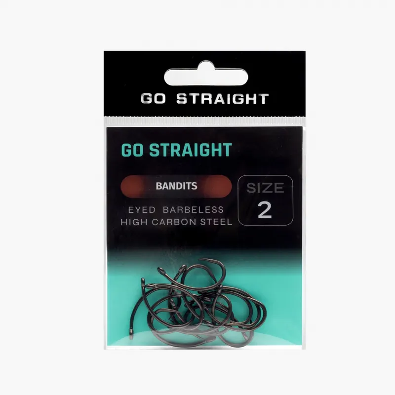 GO STRAIGHT Háčky BS Bandits Barbless vel. 2 - Akce